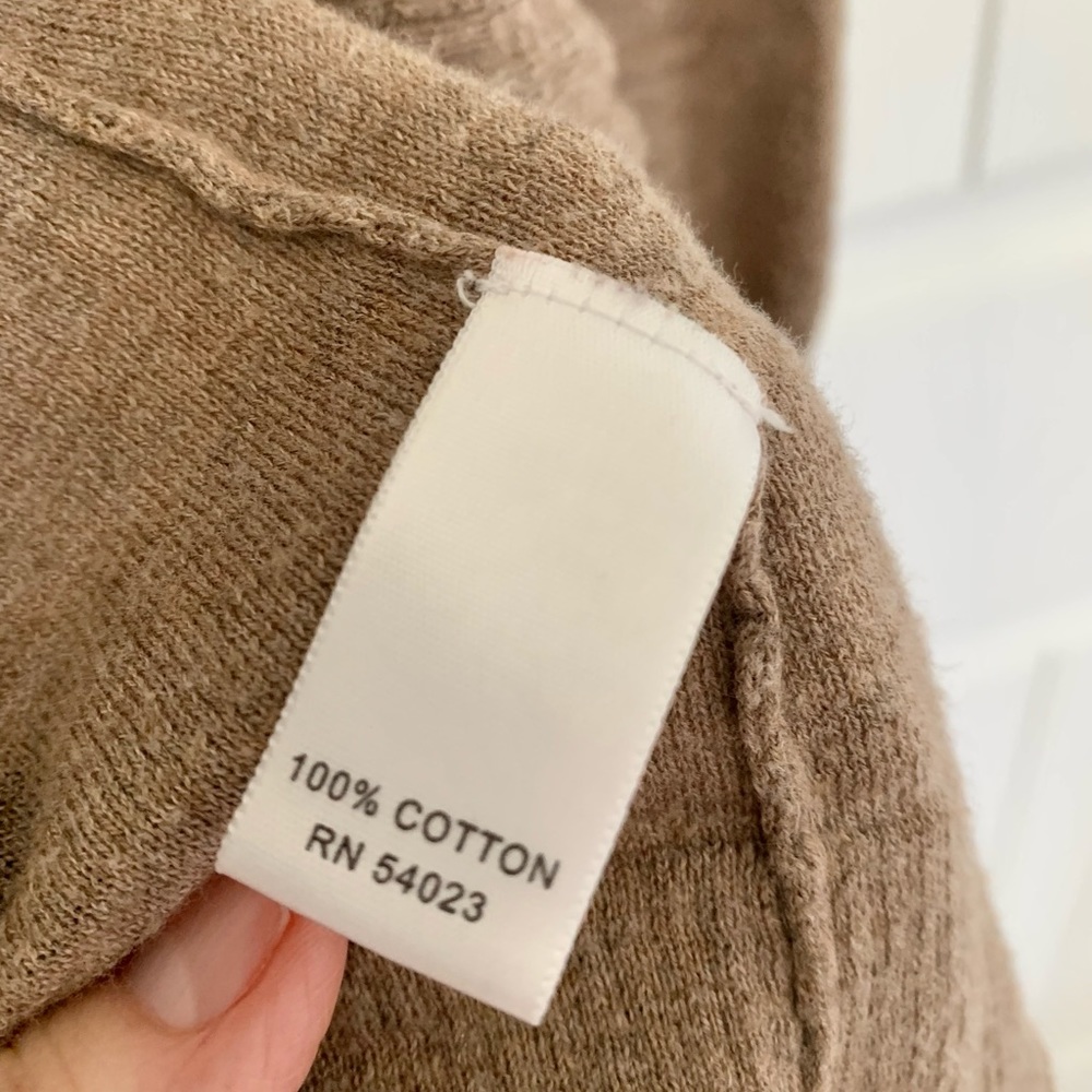 🩵EUC BANANA REP tan lightweight cardigan - Picture 7 of 7